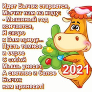 С наступающим Новым годом Быка 2021