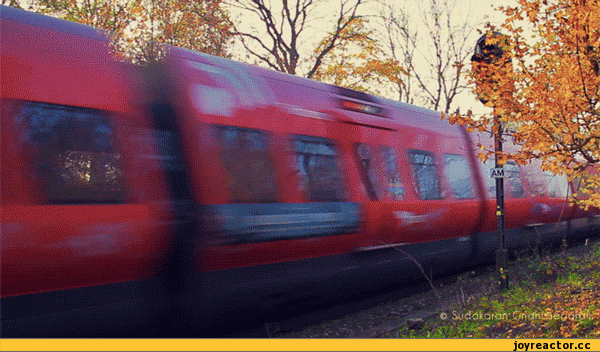 Быстрый поезд - Живые фотографии