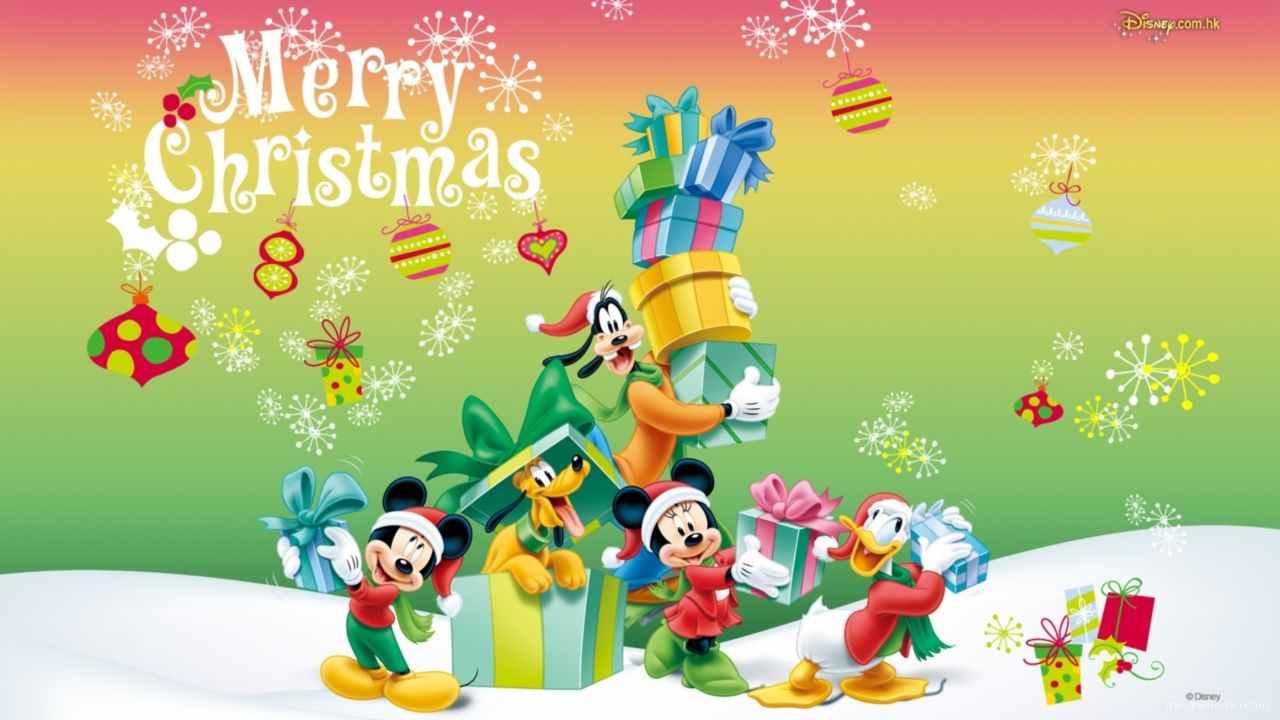 Герои мультфильмов на рождество - C Рождеством Христовым поздравительные картинки