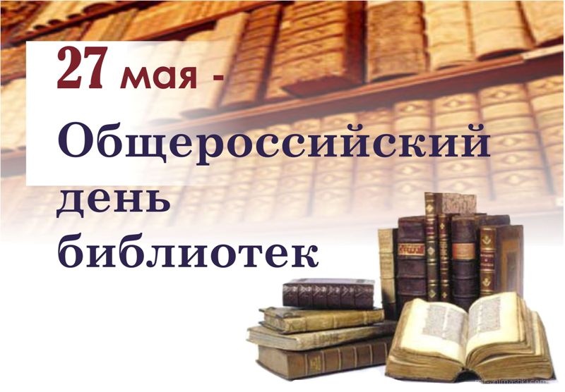Всероссийский день библиотек - 27 мая 2022