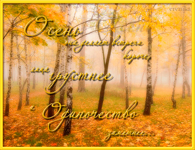 Прекрасного настроения осенью - Осень открытки и картинки