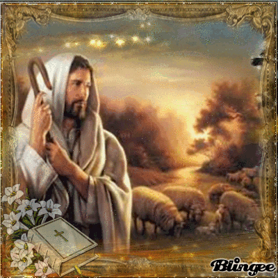 Иисус~Анимационные блестящие открытки GIF
