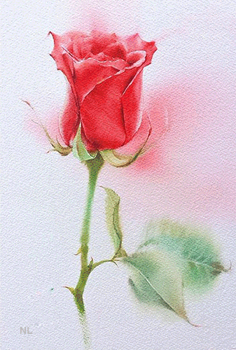 Привет от девушки в розах~Анимационные блестящие открытки GIF