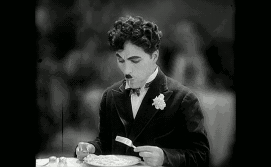 Чарли Чаплин гиф~Анимационные блестящие открытки GIF