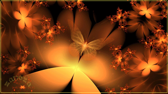 Открытка бабочка~Анимационные блестящие открытки GIF