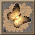 Страница с текстом и цветком - Бабочки открытки и картинки