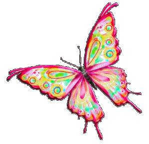 Красивая бабочка~Анимационные блестящие открытки GIF