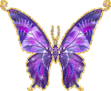 бабочки~Анимационные блестящие открытки GIF