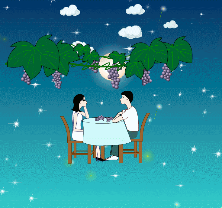 романтика~Анимационные блестящие открытки GIF