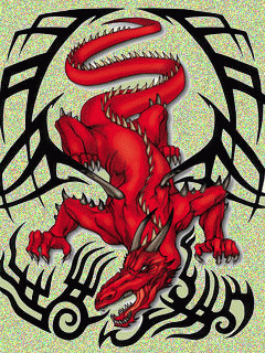 Китайский Дракон~Анимационные блестящие открытки GIF