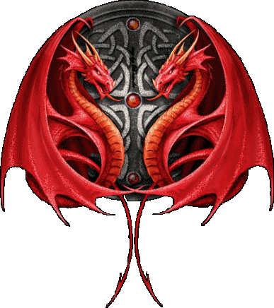 Символ Дракон~Анимационные блестящие открытки GIF