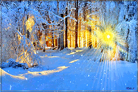 Чудесного зимнего денёчка - Зима открытки и картинки