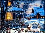 Зимний вечер - Зима открытки и картинки