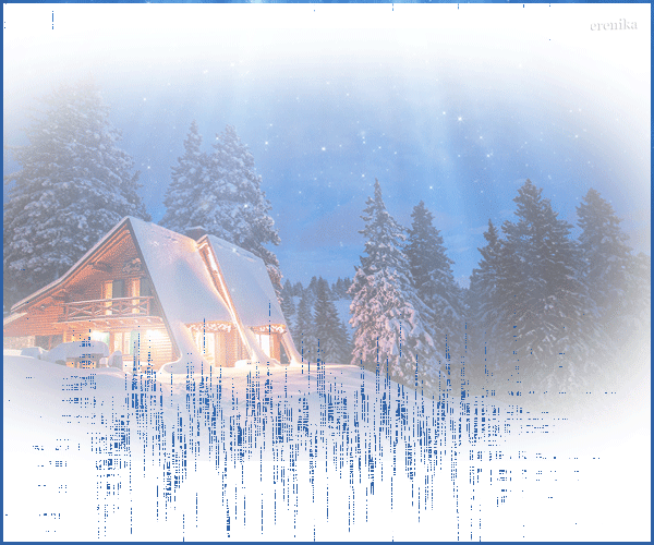 Уютной зимы~Анимационные блестящие открытки GIF