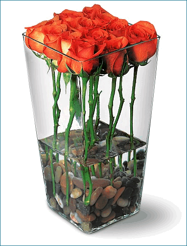 розы~Анимационные блестящие открытки GIF