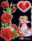 Валентинка с ангелочком - День влюбленных открытки и картинки