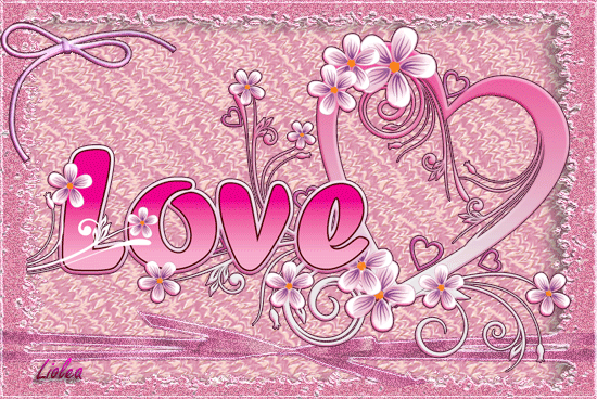 LOVE~Анимационные блестящие открытки GIF
