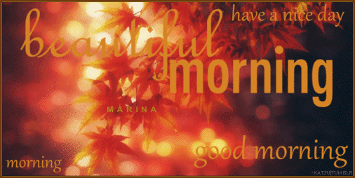 Good morning...Доброе утро...~Анимационные блестящие открытки GIF