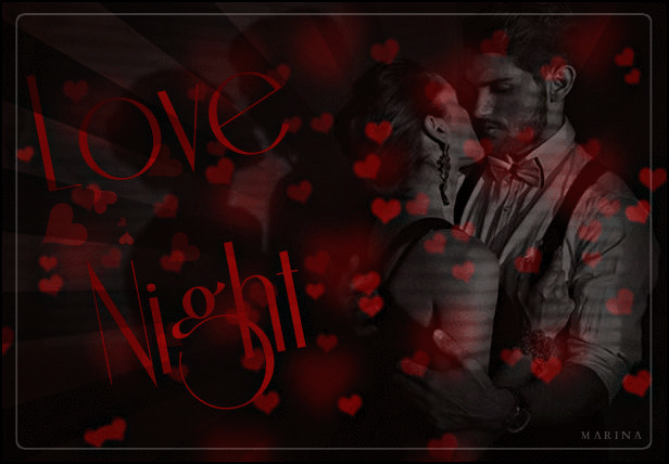 LOVE... NIGHT...~Анимационные блестящие открытки GIF