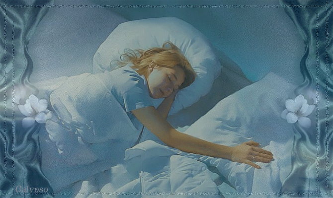 Спокойной ночи - Сладких снов~Анимационные блестящие открытки GIF