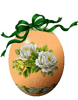 Пасхальное яйцо~Анимационные блестящие открытки GIF