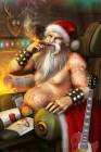 Прикольный Санта-Клаус - С Новым Годом 2022 открытки и картинки