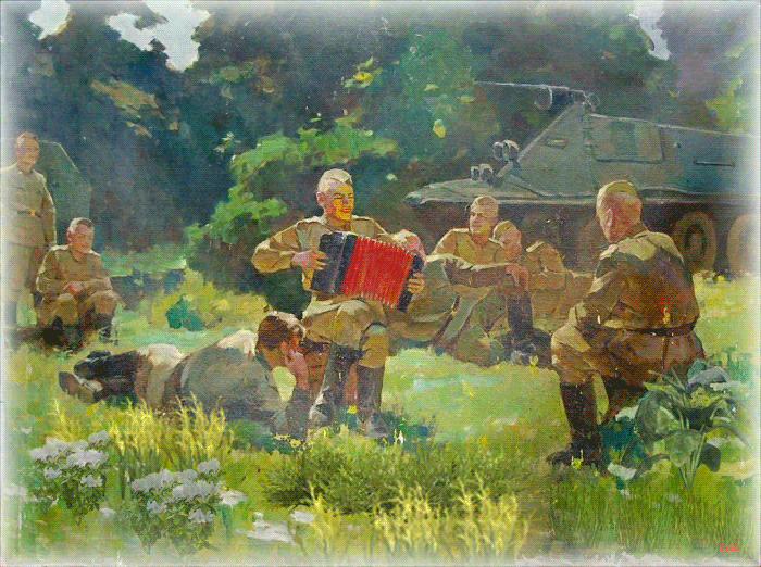 75 лет Победы в великой отечественной войне~Анимационные блестящие открытки GIF