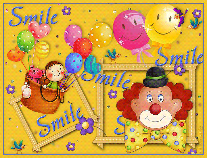 Smile~Анимационные блестящие открытки GIF
