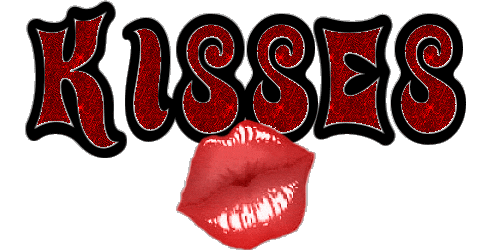 KISSES~Анимационные блестящие открытки GIF
