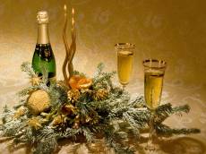 Шампанское с Новым годом