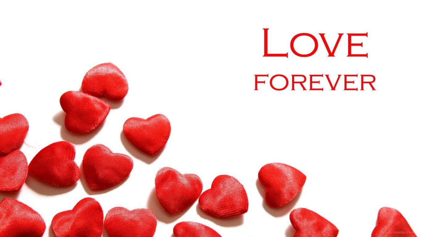 Любовь навсегда на День Святого Валентина 14 февраля~Анимационные блестящие открытки GIF