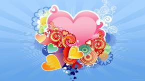 Музыкальное сердце на День Святого Валентина 14 февраля