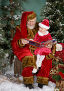 Санта Клаус с ребёнком