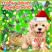 С наступающим новым годом Собака