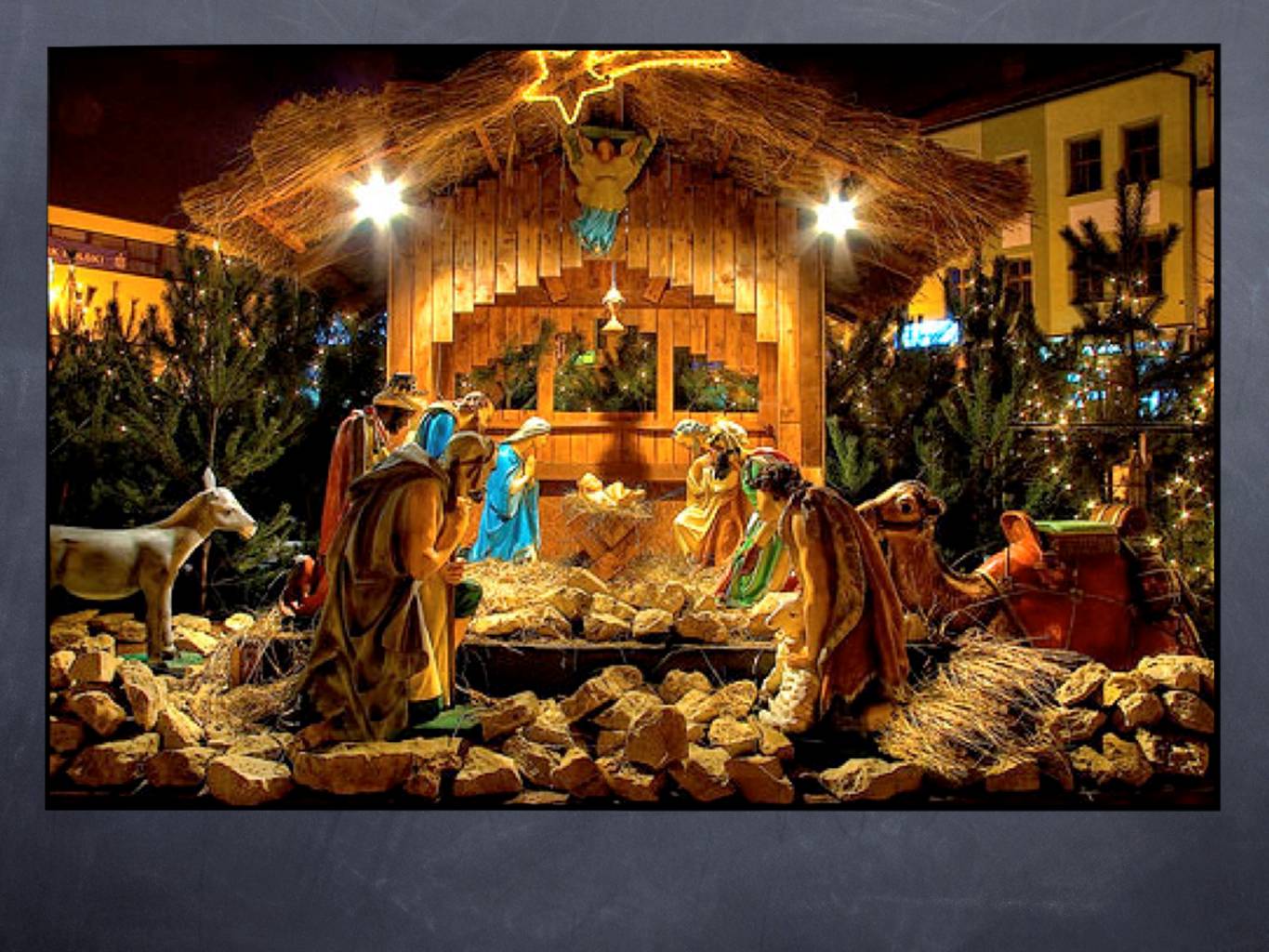 Открытки с Католическим Рождеством.~Анимационные блестящие открытки GIF