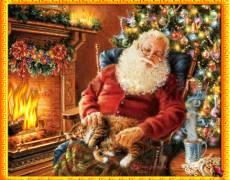 Санта-Клаус - Дед Мороз открытка