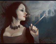 Дама с сигаретой
